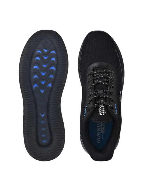 SENSOR Black Men's Running Shoes