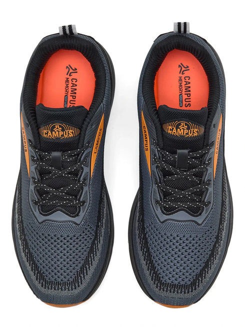 SERLO Black Men's Running Shoes