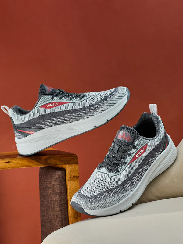 SERLO Grey Men's Running Shoes