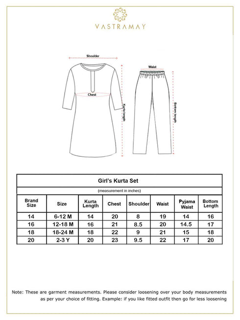 Sishu Girl's Yellow And White Chikankari Kurta Leggings Set