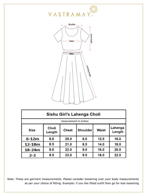 Sishu Girl's Pink Printed Skirt And Ruffle Sleeves Crop Top Set