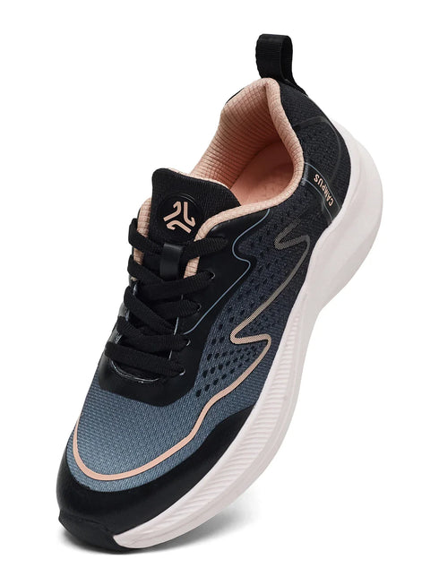 SHEAR Black Women's Running Shoes