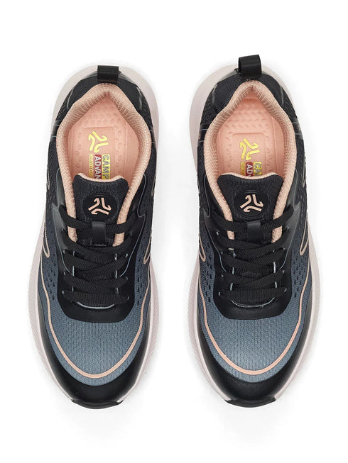 SHEAR Black Women's Running Shoes
