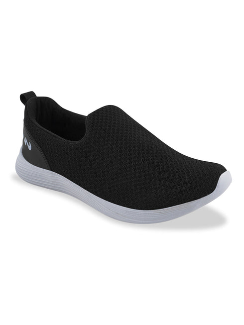 SHUTTLE Black Men's Walking Shoes