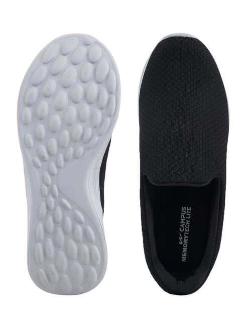 SHUTTLE Black Men's Walking Shoes
