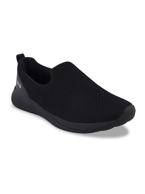 SHUTTLE Black Men's Walking Shoes