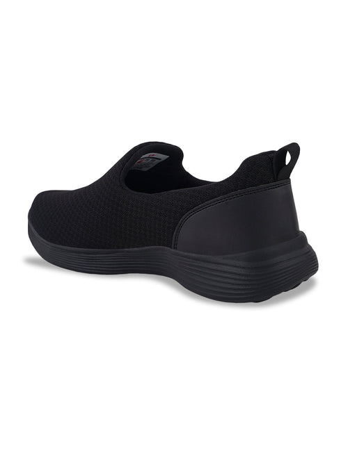 SHUTTLE Black Men's Walking Shoes