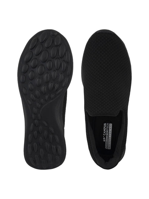 SHUTTLE Black Men's Walking Shoes