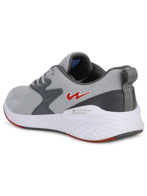 SIMON PRO Grey Men's Running Shoes