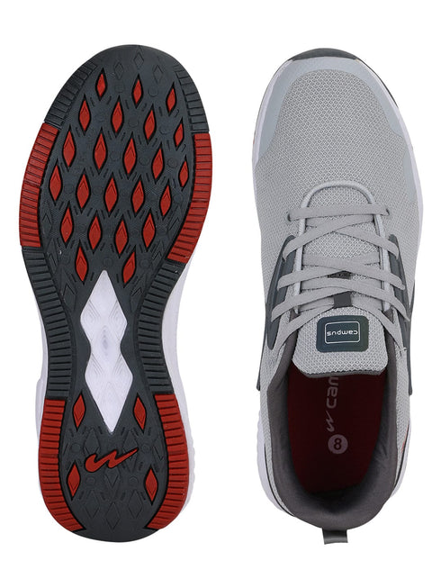 SIMON PRO Grey Men's Running Shoes