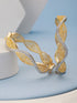 A Pair Of 2 Gold Dual Toned AD Studded hand Crafted Bangles