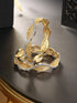 A Pair Of 2 Gold Dual Toned AD Studded hand Crafted Bangles