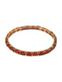 Set of 4 Gold Plated Red Ruby Stone Studded Bangles