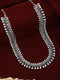 Oxidised Silver Toned Textured Necklace