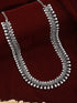Oxidised Silver Toned Textured Necklace