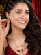 24K Gold plated uncut AD studded Jewellery Set