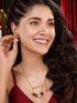 24K Gold plated uncut AD studded Jewellery Set