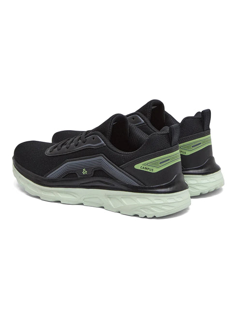 SKEDO Black Men's Running Shoes