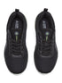 SKEDO Black Men's Running Shoes