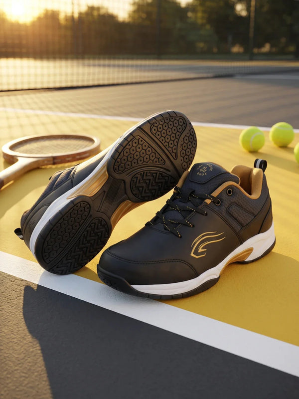 SKY RALLY Black Men's Badminton Shoes