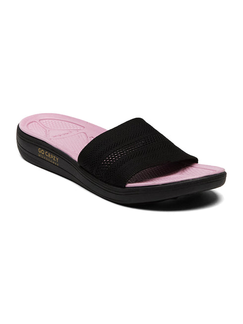 SL-404L Black Women's Slides