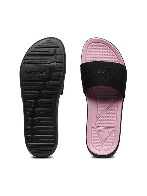 SL-404L Black Women's Slides
