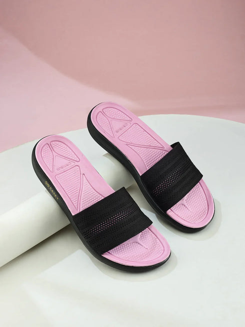 SL-404L Black Women's Slides