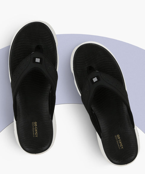 SL-405A Black Men's Flip Flops