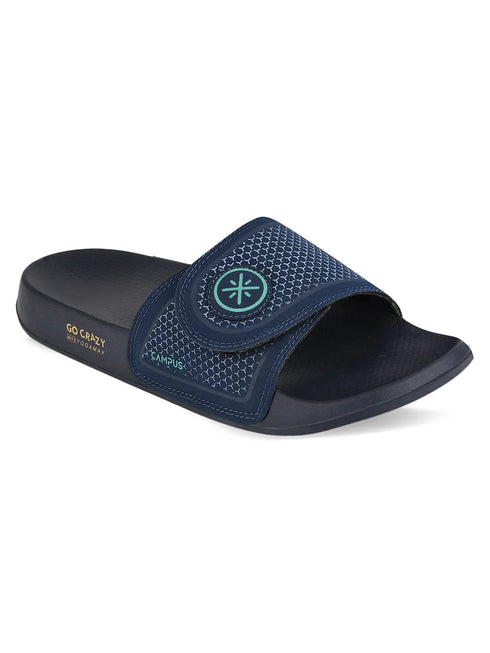 SL-407 Navy Men's Slides