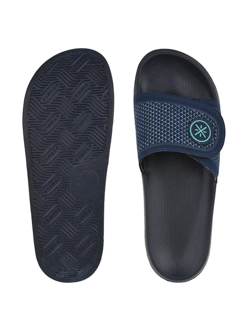 SL-407 Navy Men's Slides