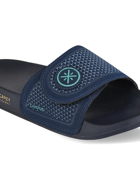 SL-407 Navy Men's Slides
