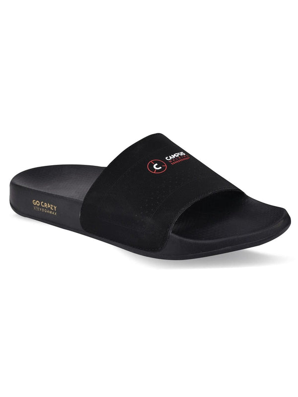 SL-408 Black Men's Slides