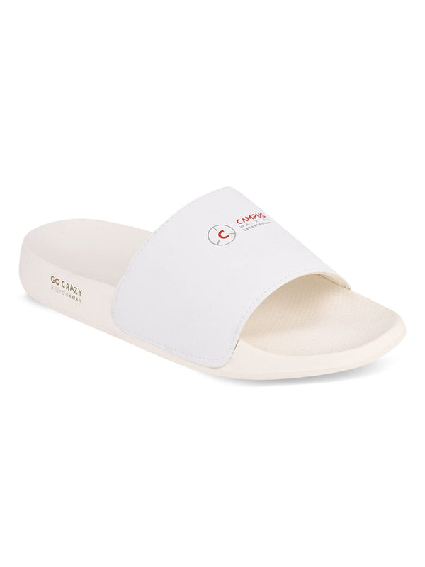 SL-408 White Men's Slides