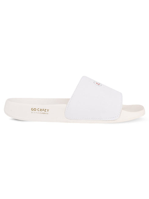 SL-408 White Men's Slides
