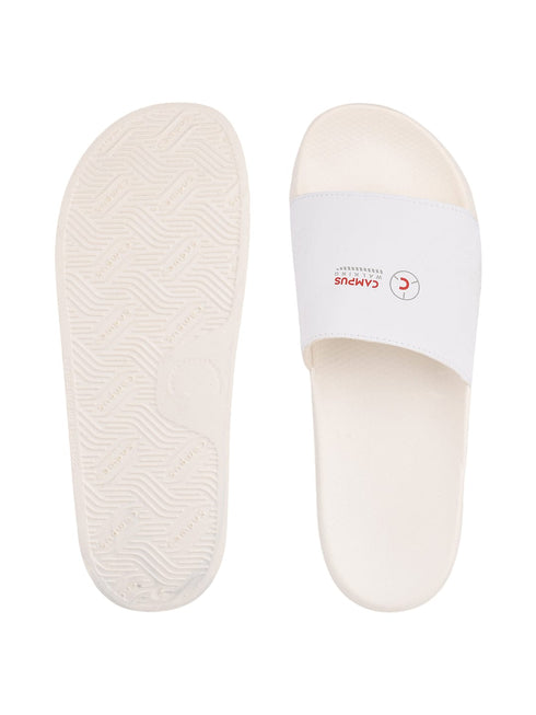 SL-408 White Men's Slides