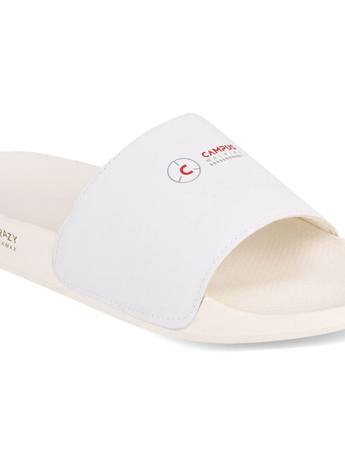 SL-408 White Men's Slides