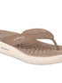 SL-411L Beige Women's Flip Flops