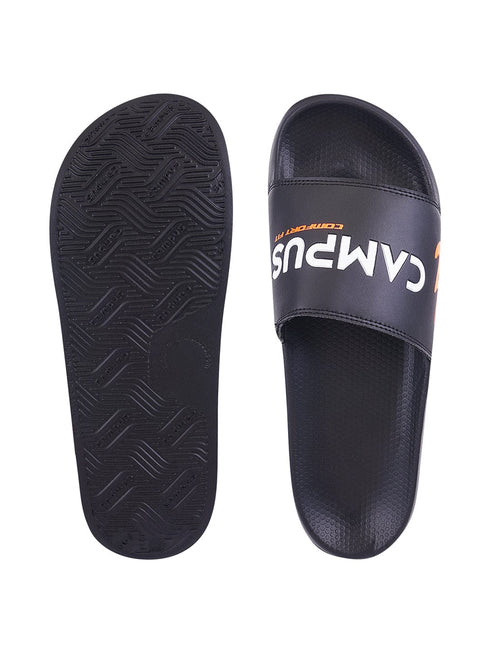 SL-415A Black Men's Slides