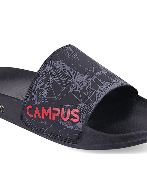 SL-423A Black Men's Slides