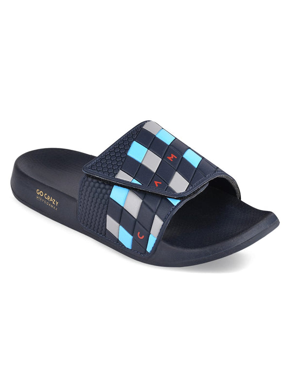 SL-425 Blue Men's Slides