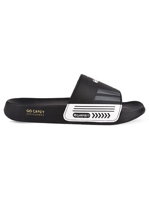 SL-428 Black Men's Slides