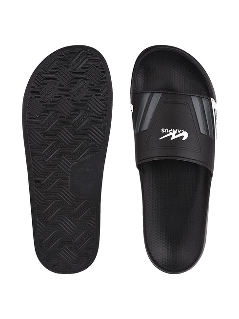 SL-428 Black Men's Slides