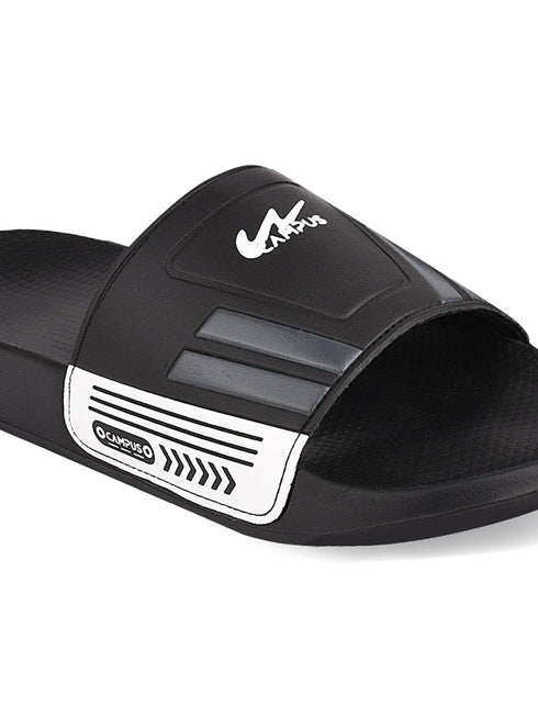 SL-428 Black Men's Slides