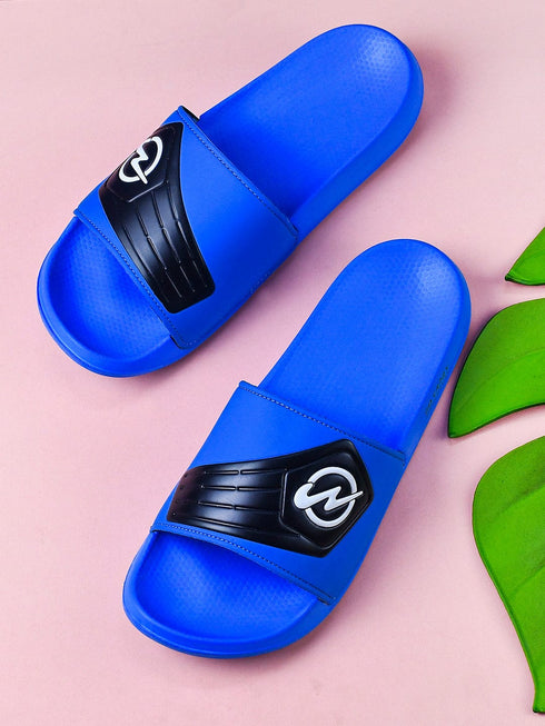 SL-429 Blue Men's Slides