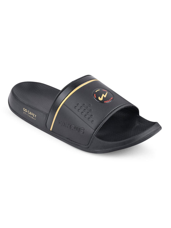 SL-431 Black Men's Slides