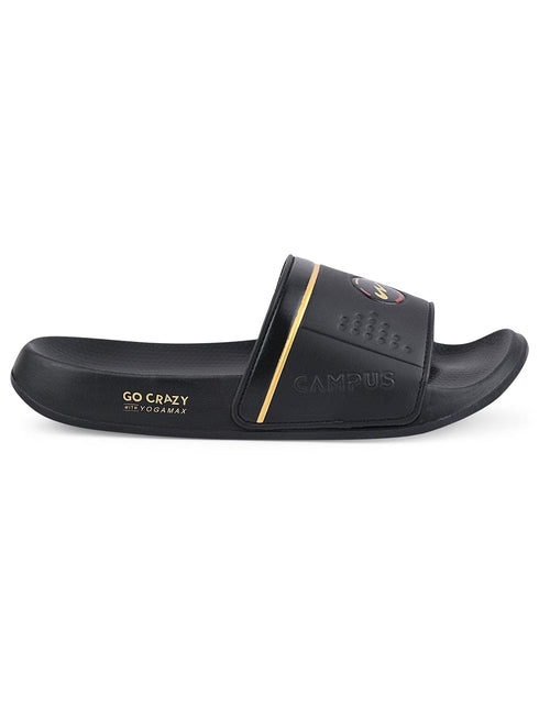SL-431 Black Men's Slides
