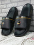 SL-431 Black Men's Slides