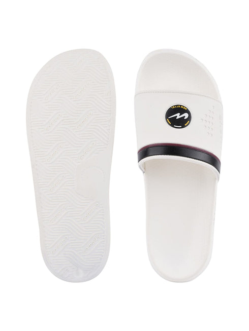 SL-431 White Men's Slides