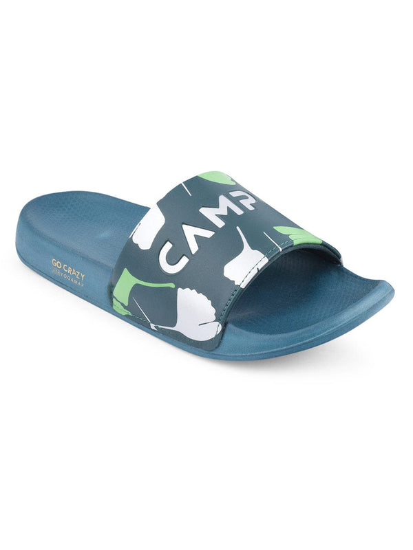 SL-433 Green Men's Slides