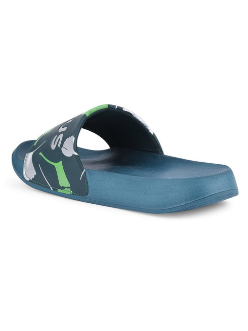 SL-433 Green Men's Slides